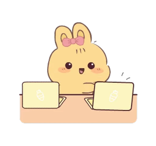 ⭐ Стикер «cute hazel hop» для Telegram