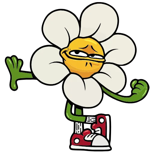 😏 Эмодзи «Цветик» для Telegram