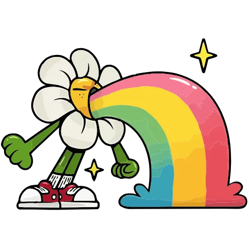🌈 Эмодзи «Цветик» для Telegram