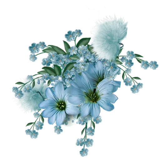 😙 Стикер «Цветы» для Telegram