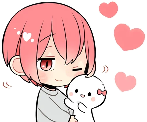 🥰 Стикер «Цветные мальчики» для Telegram