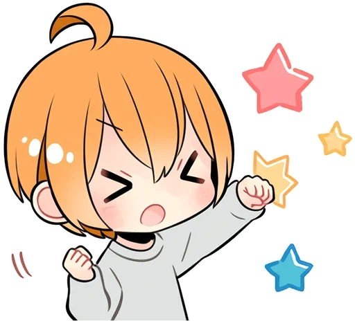 😃 Стикер «Цветные мальчики» для Telegram