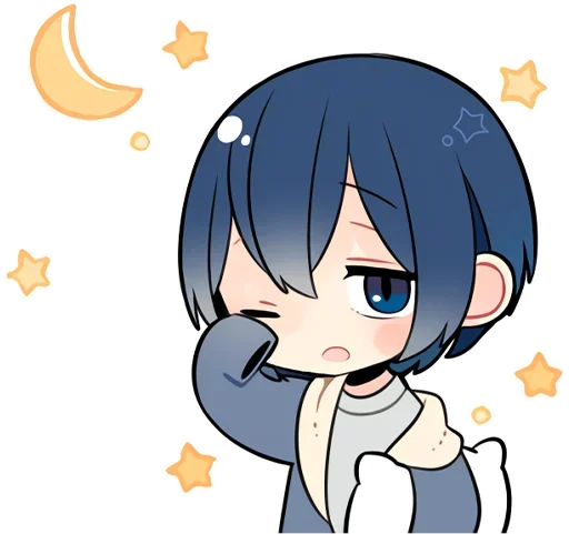 😴 Стикер «Цветные мальчики» для Telegram