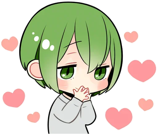 🥰 Стикер «Цветные мальчики» для Telegram