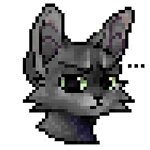 😕 Стикер «CatWar Неодобренное Дальнозоркость» для Telegram
