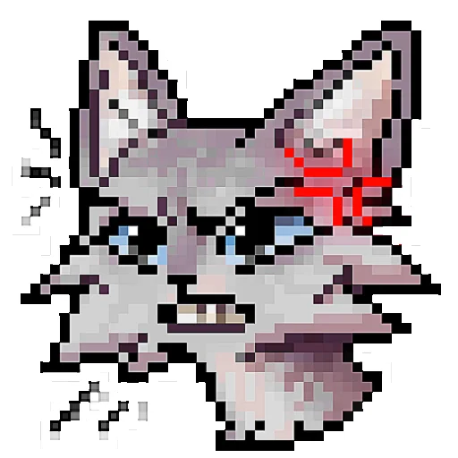 😡 Стикер «CatWar Неодобренное Дальнозоркость» для Telegram