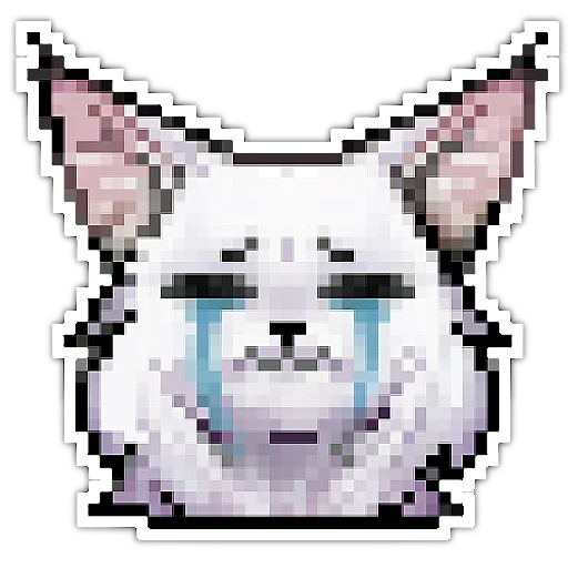 😿 Стикер «CatWar Неодобренное Дальнозоркость» для Telegram