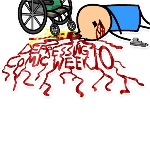 Стикерпак Cyanide and Depression Цианид и Депресси для Telegram