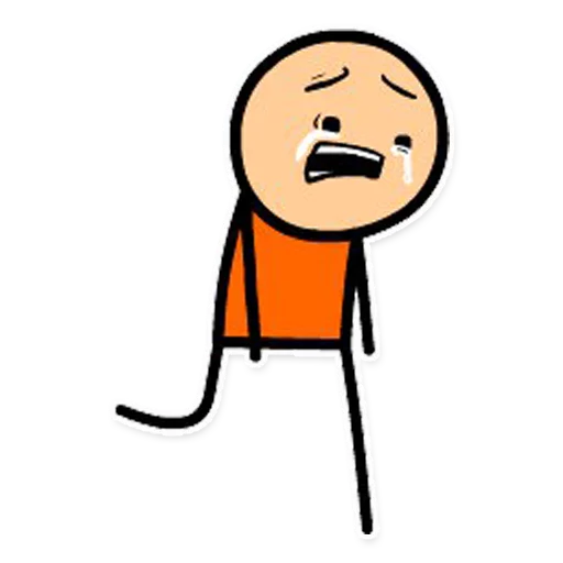 😪 Стикер «Cyanide and Depression Цианид и Депресси» для Telegram