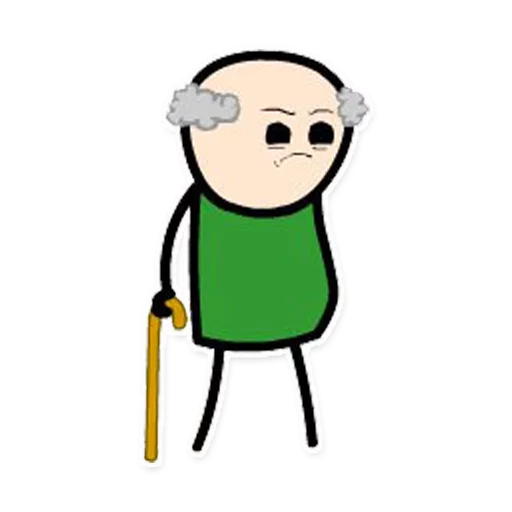 😕 Стикер «Cyanide and Depression Цианид и Депресси» для Telegram