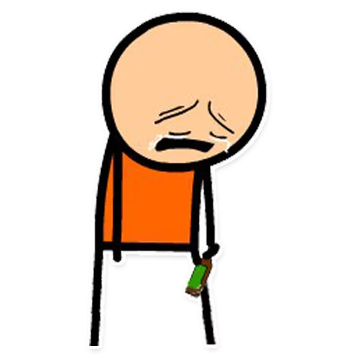 😓 Стикер «Cyanide and Depression Цианид и Депресси» для Telegram