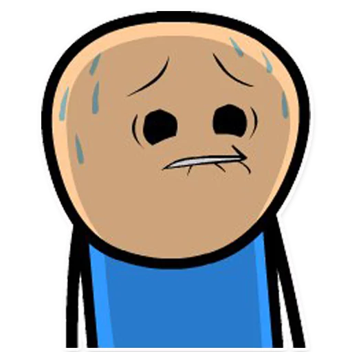 😖 Стикер «Cyanide and Depression Цианид и Депресси» для Telegram