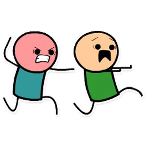 😧 Стикер «Cyanide and Depression Цианид и Депресси» для Telegram