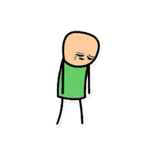 😥 Стикер «Cyanide and Depression Цианид и Депресси» для Telegram
