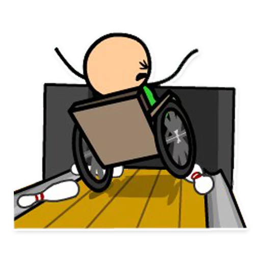 😣 Стикер «Cyanide and Depression Цианид и Депресси» для Telegram