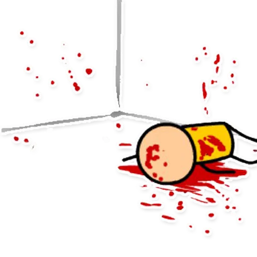 😵 Стикер «Cyanide and Depression Цианид и Депресси» для Telegram