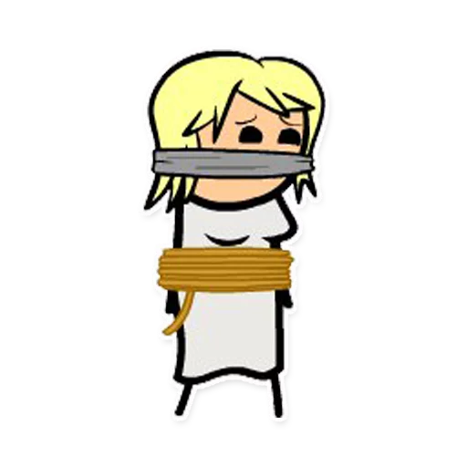 🤐 Стикер «Cyanide and Depression Цианид и Депресси» для Telegram