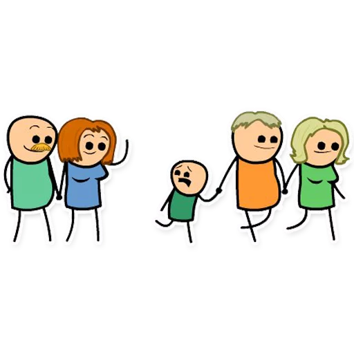 😧 Стикер «Cyanide and Depression Цианид и Депресси» для Telegram