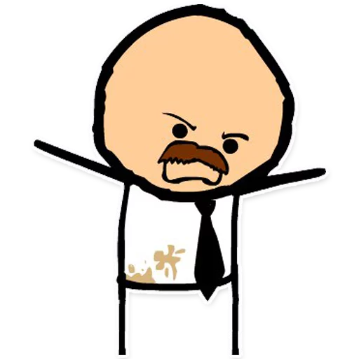 😮 Стикер «Cyanide and Depression Цианид и Депресси» для Telegram