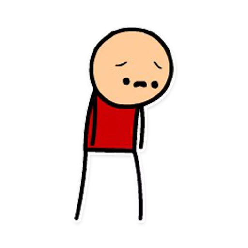 😟 Стикер «Cyanide and Depression Цианид и Депресси» для Telegram
