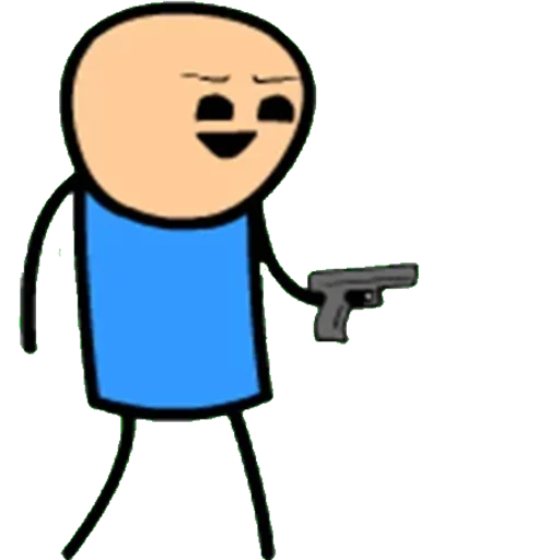 😒 Стикер «Cyanide boy» для Telegram