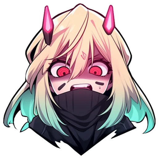 😡 Стикер «Cyber Girls» для Telegram