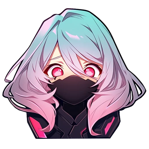 🙁 Стикер «Cyber Girls» для Telegram