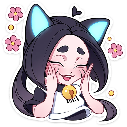 ⭐ Стикер «Кибер Милшу 01» для Telegram