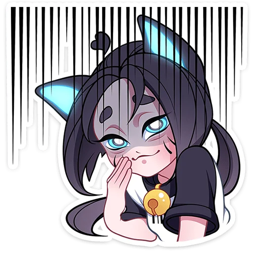 😅 Стикер «Кибер Милшу 01» для Telegram