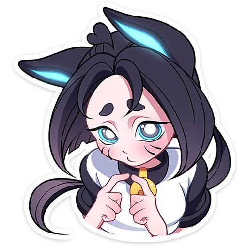 ⭐ Стикер «Кибер Милшу 01» для Telegram