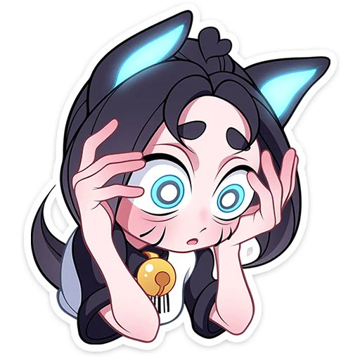 ⭐ Стикер «Кибер Милшу 01» для Telegram