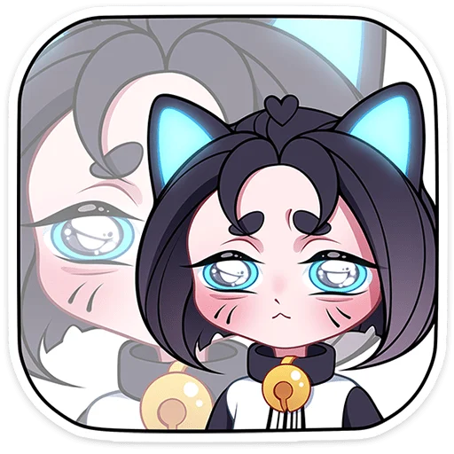 ⭐ Стикер «Кибер Милшу 01» для Telegram