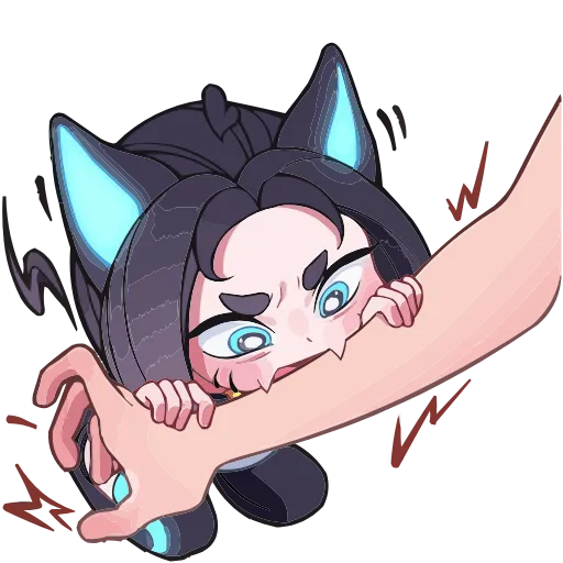 😠 Эмодзи «Кибер Милшу 01» для Telegram