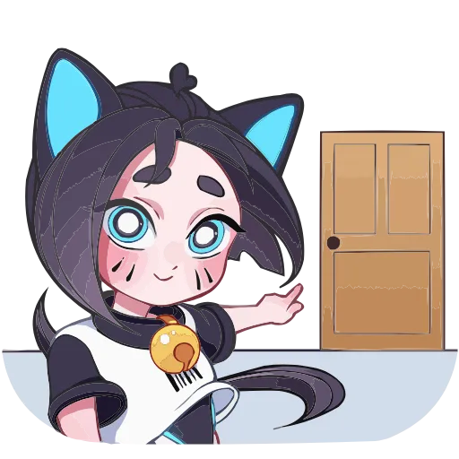 🚪 Эмодзи «Кибер Милшу 01» для Telegram