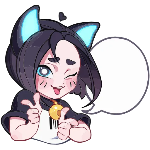 😉 Эмодзи «Кибер Милшу 01» для Telegram