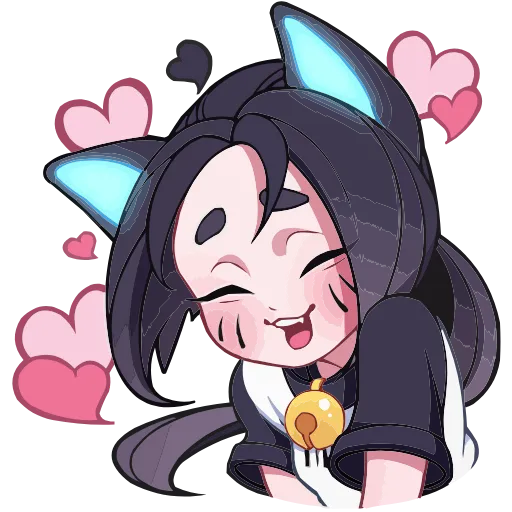 🥰 Эмодзи «Кибер Милшу 01» для Telegram