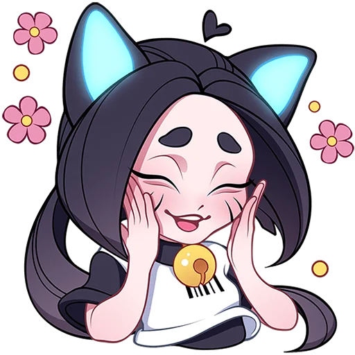 🤗 Стикер «Кибер Милшу 01 Без Текста» для Telegram