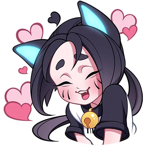 🥰 Стикер «Кибер Милшу 01 Без Текста» для Telegram