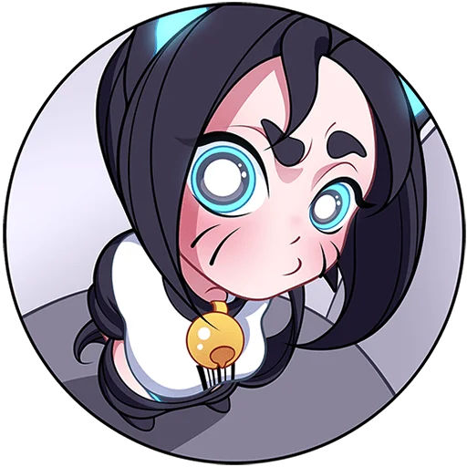 🤨 Стикер «Кибер Милшу 01 Без Текста» для Telegram