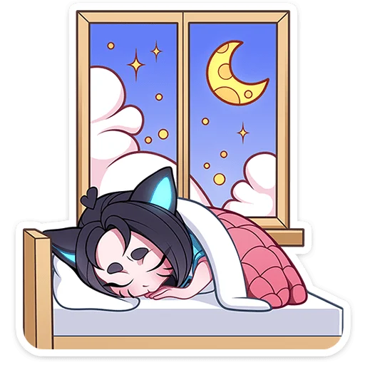 ✨ Стикер «Кибер Милшу 02» для Telegram