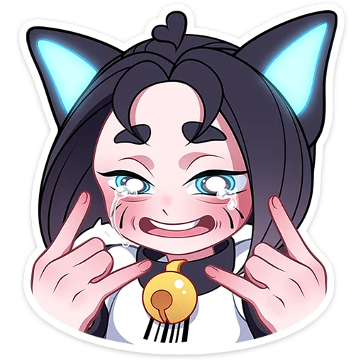 ✨ Стикер «Кибер Милшу 02» для Telegram