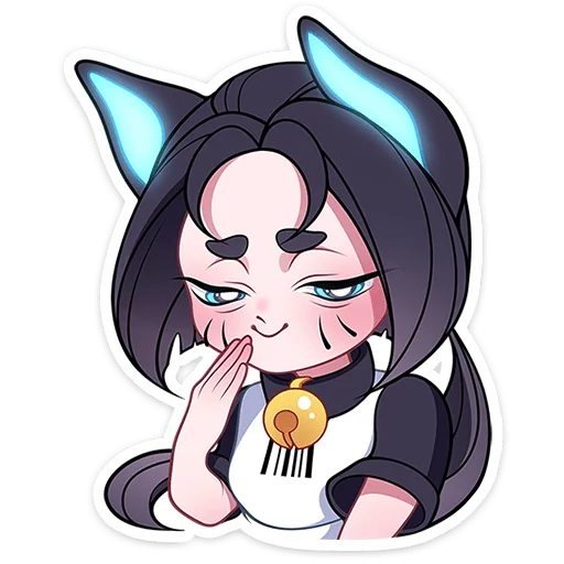 ✨ Стикер «Кибер Милшу 02» для Telegram