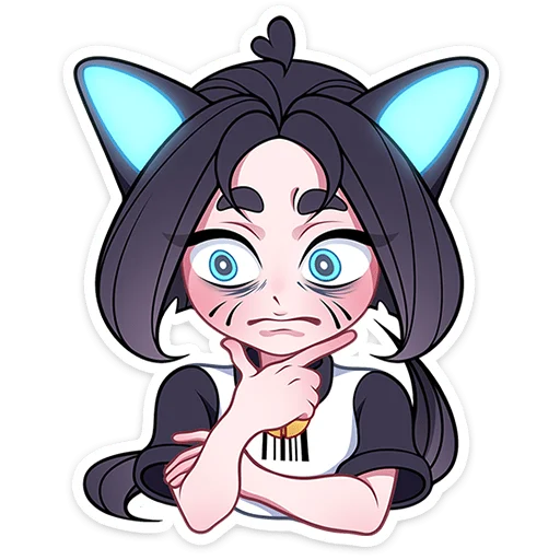 ✨ Стикер «Кибер Милшу 02» для Telegram