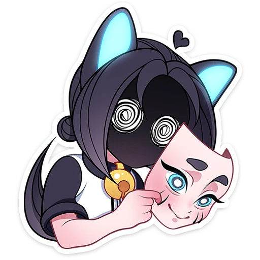 ✨ Стикер «Кибер Милшу 02» для Telegram