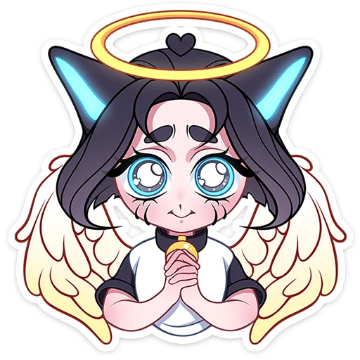 ✨ Стикер «Кибер Милшу 02» для Telegram
