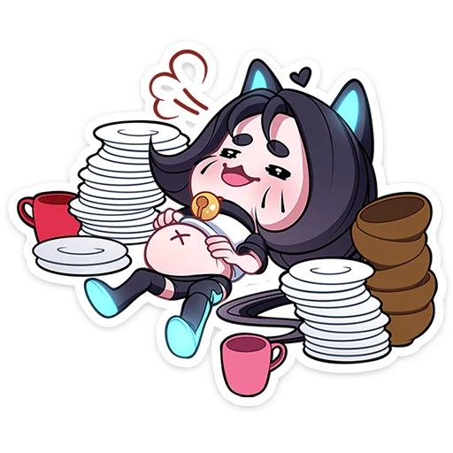 ✨ Стикер «Кибер Милшу 02» для Telegram