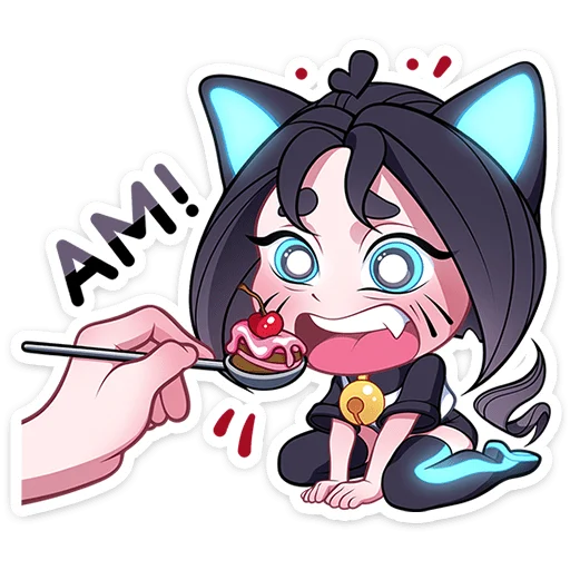 ✨ Стикер «Кибер Милшу 02» для Telegram