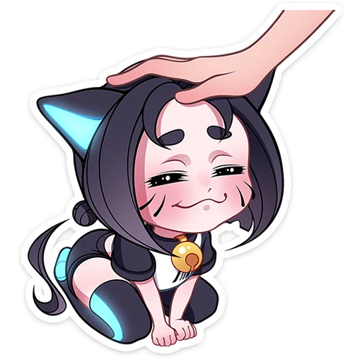 ✨ Стикер «Кибер Милшу 02» для Telegram
