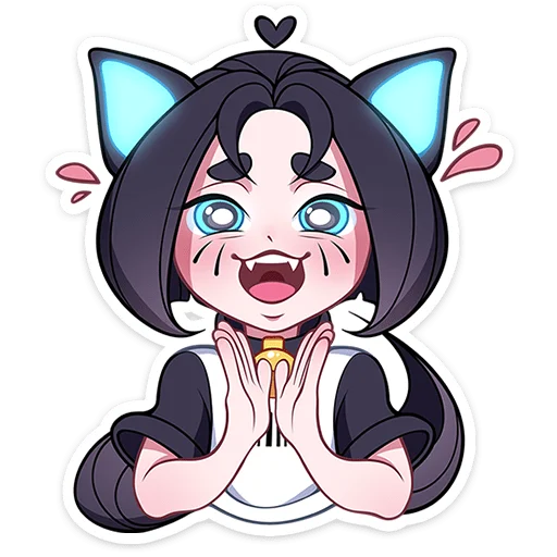 ✨ Стикер «Кибер Милшу 02» для Telegram
