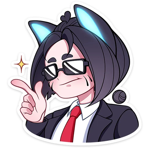 ✨ Стикер «Кибер Милшу 02» для Telegram